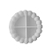 Silicone Coaster Molds, White, Round, 120x20mm