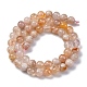Natural Cherry Blossom Agate Beads Strands&nbsp;G-O166-02-8mm-01-5