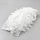 ポリエステルリボン  花  ホワイト  3-1/2~3-5/8インチ（90~92mm）  約15.00ヤード（13.72m）/ロール&nbsp;OCOR-WH0111-85-2