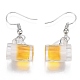 Resin Draft Beer Dangle Earring&nbsp;EJEW-N0030-01B-P-3