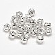 Fancy Cut 925 Sterling Silver Round Beads&nbsp;STER-F012-08E-2