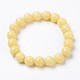 Natural Mashan Jade Beaded Stretch Bracelet&nbsp;BJEW-P207-01-8mm-1