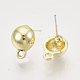 Alloy Stud Earring Findings&nbsp;PALLOY-S121-254A-1
