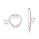 Brass Toggle Clasps&nbsp;KK-L189-23P-2