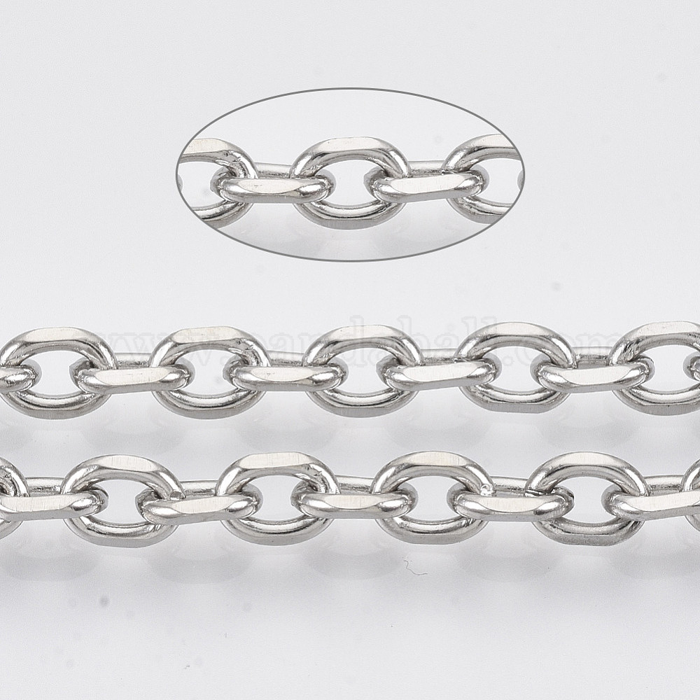 Ss Cable Chain Wholesale Tarnish Resistant 304 Stainless Steel Cable Chains ...