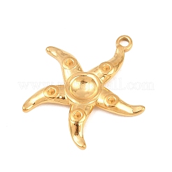 304 Stainless Steel Pendant Rhinestone Settings&nbsp;STAS-K322-03G