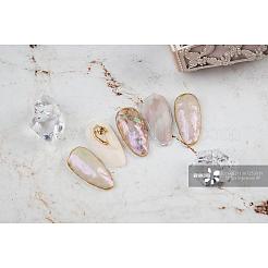 Flat Back Glass Rhinestones Cabochons&nbsp;MRMJ-WH0077-076