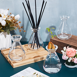 Empty Glass Diffuser Bottle for Aromatherapy&nbsp;LS-AJEW-WH0752-132