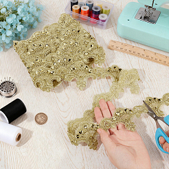 5Yards Polyester Flower Lace Ribbon&nbsp;OCOR-NB0002-82C