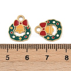 304 Stainless Steel Enamel Charms&nbsp;STAS-G357-01G-10