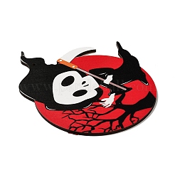 Single Face Printed Wood Big Pendants&nbsp;WOOD-I010-09A