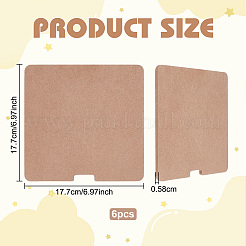 MDF Portable Clay Wedging Board&nbsp;AJEW-WH0609-817