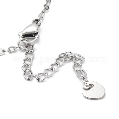 Tarnish Resistant 201 Stainless Steel Link Bracelets with Cable Chains&nbsp;BJEW-P297-01P-A