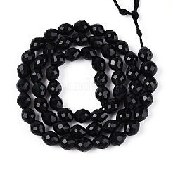 Natural Black Onyx(Dyed & Heated) Beads Strands&nbsp;G-T142-88
