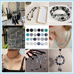 1080pcs 24 Style Glass Beads&nbsp;GLAA-PH0001-61