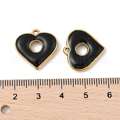304 Stainless Steel Enamel Pendants&nbsp;STAS-P380-06G-01