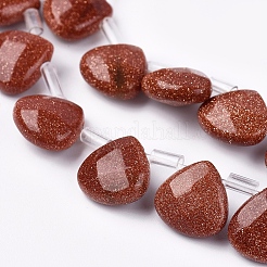 Synthetic Goldstone Beads Strands&nbsp;G-G821-10B