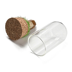 Gemstone Bullet Display Decoration with Glass Dome Cloche Cover&nbsp;DJEW-B009-02