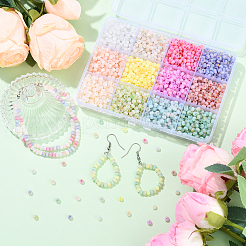 2568Pcs 12 Colors 6/0 Glass Seed Beads&nbsp;SEED-YW0003-16