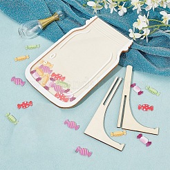 子供向けの DIY 木材ご褒美チャート  幼児用のご褒美瓶  キャンディ&nbsp;DIY-WH0491-16A
