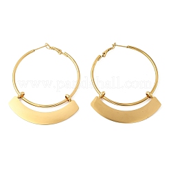 304 Stainless Steel Hoop Earrings&nbsp;EJEW-P315-03G