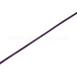 ワックスコード  クラフトペーパーカード付き  フラット  ブレスレット作りに  インディゴ  1mm  約32.81ヤード（30m）/カード&nbsp;LS-YC-WH0010-01A