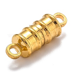 Brass Magnetic Clasps with Loops&nbsp;KK-O134-12G