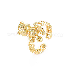 Brass Cuff Rings&nbsp;RJEW-S045-142