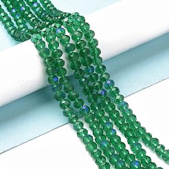 Electroplate Glass Beads Strands&nbsp;X1-EGLA-A034-T4mm-L12