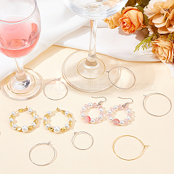 160Pcs 8 Style Brass Wine Glass Charm Rings&nbsp;KK-SP0001-34