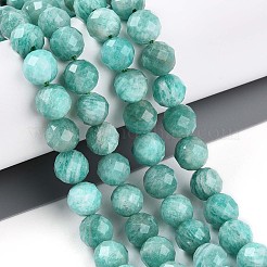 Natural Amazonite Beads Strands&nbsp;G-S345-8mm-25