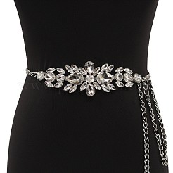 Flower Alloy Crystal Rhinestone Waist Belly Chains for Women&nbsp;FS-WGA1C1B-02