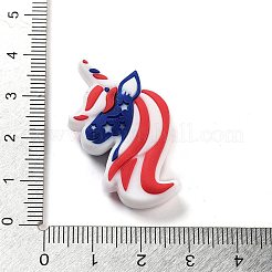 Independence Day Theme Silicone Beads&nbsp;SIL-M005-01F