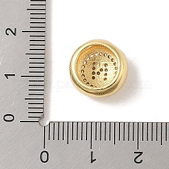 Rack Plating Brass & Cubic Zirconia Pendants&nbsp;KK-Z047-07G-N-RS