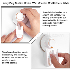 ABS Plastic Suction Cup Hook Hangers&nbsp;AJEW-WH0248-272A