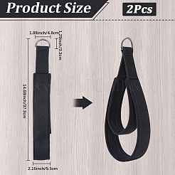 Polyester Double Loop Straps for Yoga Training&nbsp;AJEW-WH20020-562A
