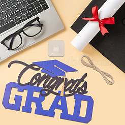 Graduation Season Wood Wall Hanging Decor&nbsp;AJEW-WH20006-232B