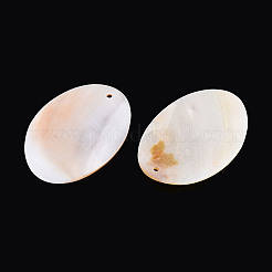 Natural Freshwater Shell Pendants&nbsp;BSHE-T014-08