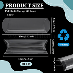 Pillow PVC Plastic Storage Gift Boxes&nbsp;CON-WH0085-190