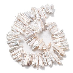 Natural Baroque Keshi Pearl Beads Strands&nbsp;PEAR-P064-03B-02C