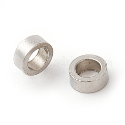 変色しにくい201ステンレススチール製リンクリング  リング  ステンレス鋼色  5x2mm  内径：3mm&nbsp;STAS-F192-009P-03