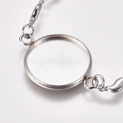 Tarnish Resistant 304 Stainless Steel Bracelet Making&nbsp;STAS-L248-005P