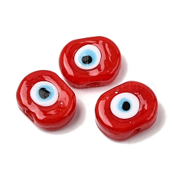 Handmade Evil Eye Lampwork Beads&nbsp;LAMP-G168-02-M