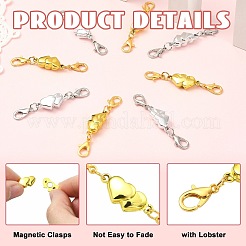 10Pcs 2 Colors Alloy Magnetic Clasps&nbsp;FIND-CJZ0001-011