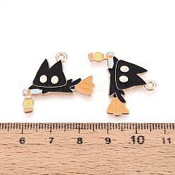 Halloween Theme Alloy Enamel Pendants&nbsp;ENAM-T022-54G-04