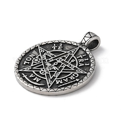 Wicca 304 Stainless Steel Pendants&nbsp;STAS-D014-11AS