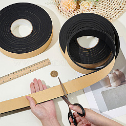 2 Rolls Strong Self Adhesive EVA Foam Tape for Doors and Windows&nbsp;AJEW-BC0009-89