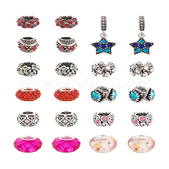 Alloy Rhinestone European Beads&nbsp;MPDL-TA0001-01