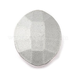 ガラスラインストーンカボション  フラットバック＆バックメッキ  多面カット  オーバル  ミックスカラー  23x18x7.5~8mm&nbsp;GLAA-B012-68