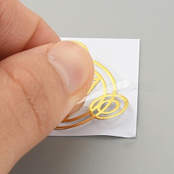 Chakra Hollow Metal Stickers&nbsp;STIC-WH0304-598B-01